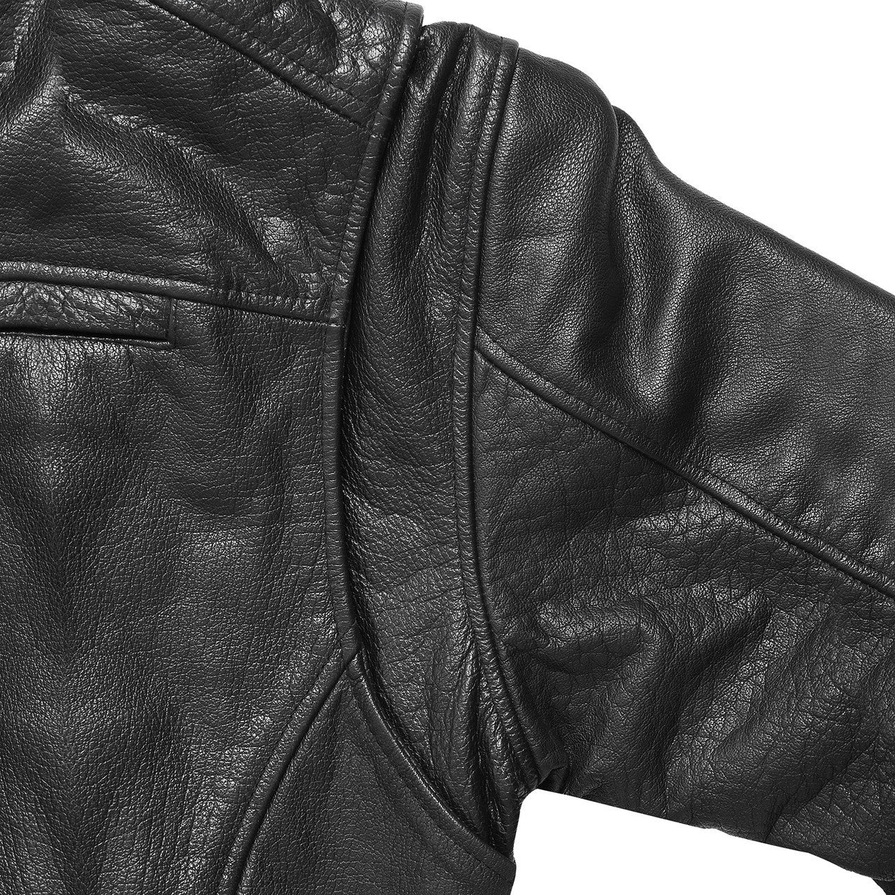 High Mileage HMM538 Mens Dual Conceal Carry Vented Sport Style Cowhide Leather Biker Motorcycle Riding Jacket - feature 1