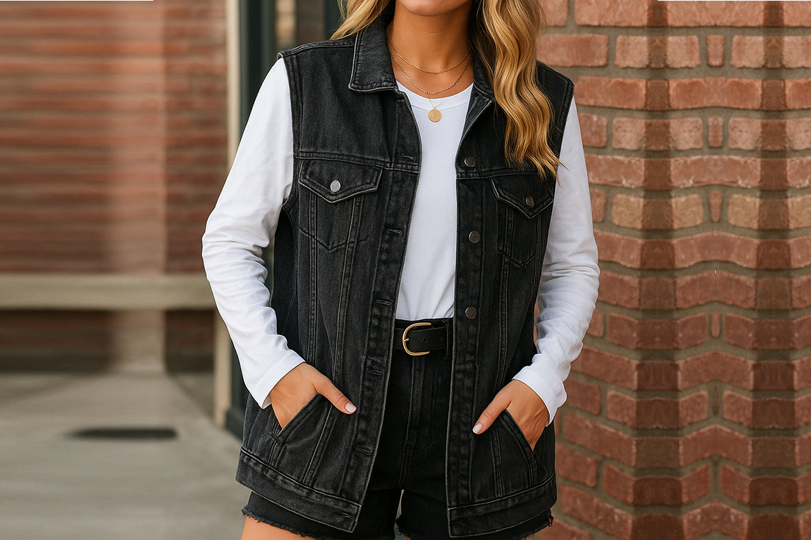 Women's Denim Vests