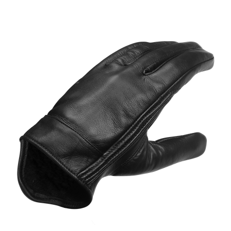 Vance VL475 Mens Black Gel Palm Riding Leather Gloves