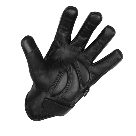 Vance VL475 Mens Black Gel Palm Riding Leather Gloves