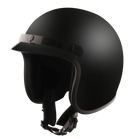 Detour-Helmets-Flat-Black-open-face-Motorcycle-Riders-main