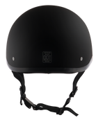 Detour-Helmets-Flat-Black-Half-Helmet-Motorcycle-Rider-back