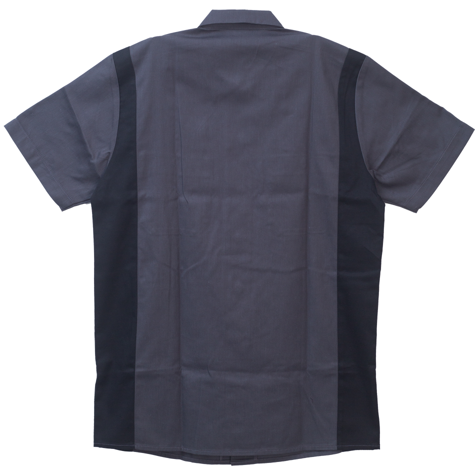VB771GB - Men's Work Shirts Grey with Black Sides