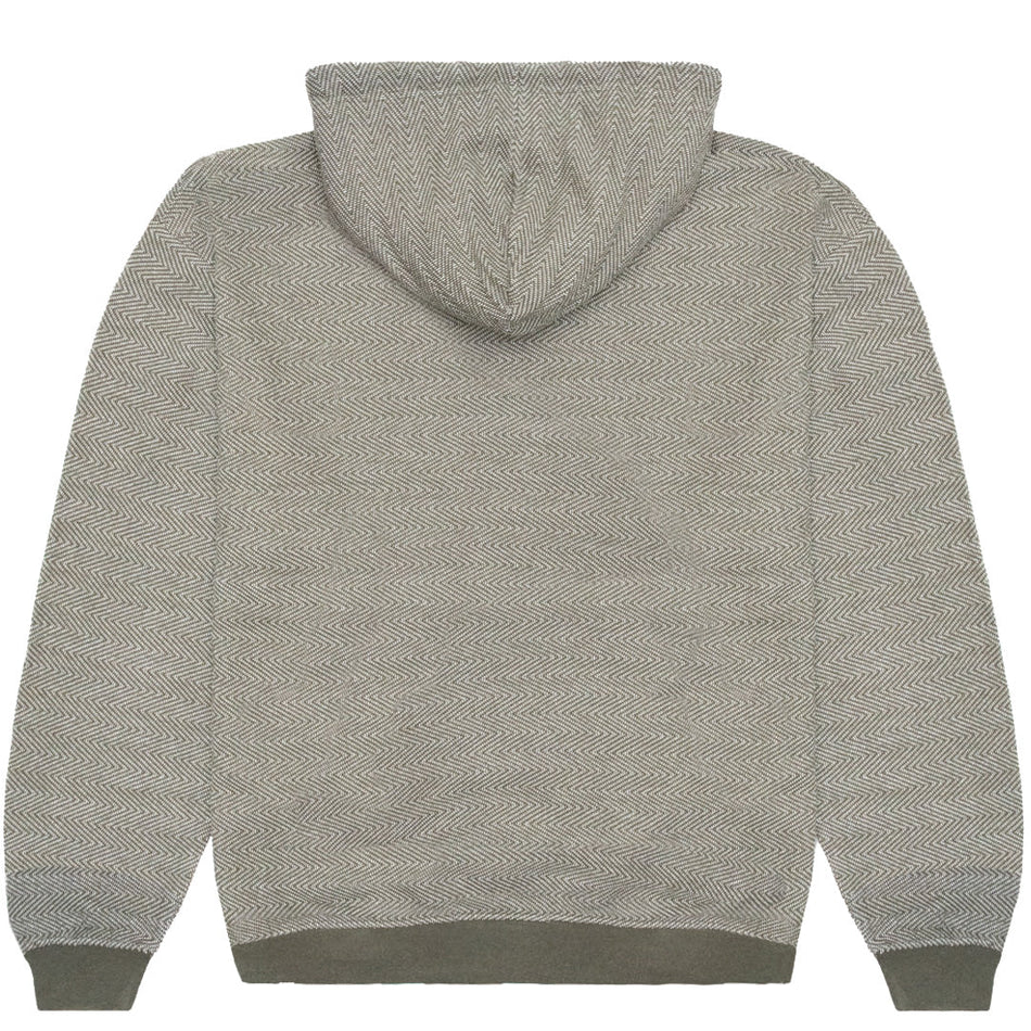 VT403FGN- Unisex Forest Green Herringbone Pull Over