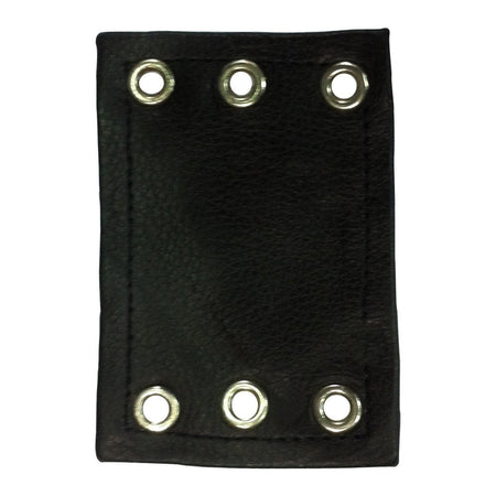 Leather chap extenders can be used to extend your chaps waist by approximately 4 inches.