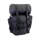 Vance VS324 Black Nylon Large Motorcycle Travel Luggage Sissy Bar Bag - Back View