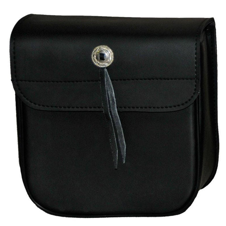Vance VS301 Small Plain Motorcycle Sissy Bar Bag for Harley Davidson Motorcycles