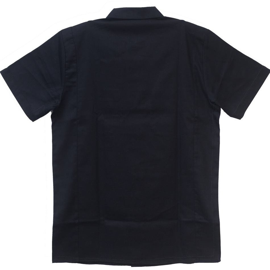 VB771BB - Men's Work Shirts Black with Black sides