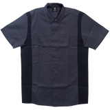 VB771GB - Men's Work Shirts Grey with Black Sides