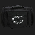 Vance VS381SK Black Nylon Embroidered Reflective Skull Design Motorcycle Trunk Bag - Night Reflective Skull Design