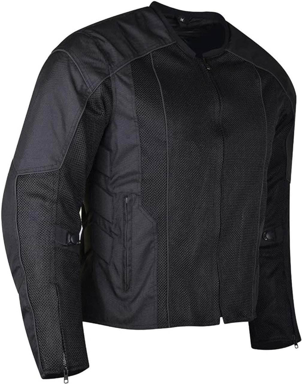 Vance VL1627 Men's 3-Season Mesh/Textile CE Armor Motorcycle Jacket