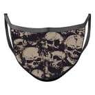 Vance Reusable 2 Layers Soft Materials Skulls Face Mask - Pack of 3