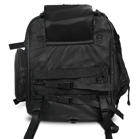 Vance-VS326-Rival-Series-3pc-Rock-Design-Top-grain-High-Quality-Leather-Sissy-Bar-Bag-Set-back