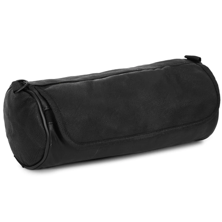 Vance-VS325-Rival-Series-3pc-Rock-Design-Top-grain-High-Quality-Leather-Plain-Black-Sissy-Bar-Bag-Set-small-bag