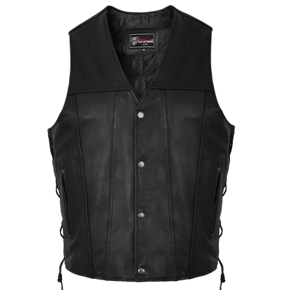Vance-Leather-VL940-Gambler-Style-Premium-Cowhide-Leather-Vest-Front