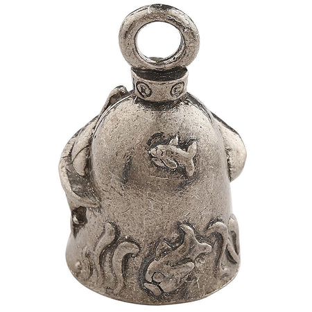 Biker Motorcycle Bells - Guardian Bell Shark - Back View