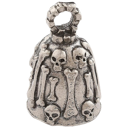 Biker Motorcycle Bells - Guardian Bell Bones - Back View