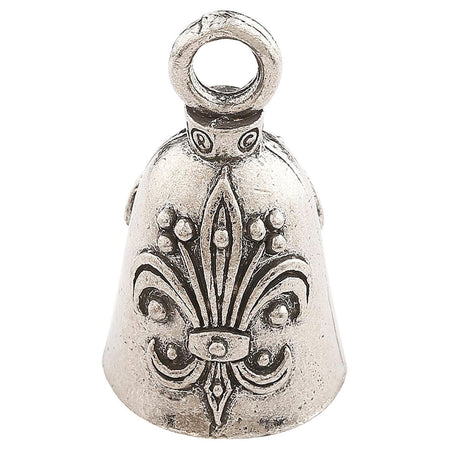 Biker Motorcycle Bells - Guardian Bell Fleur De Lis - Back View