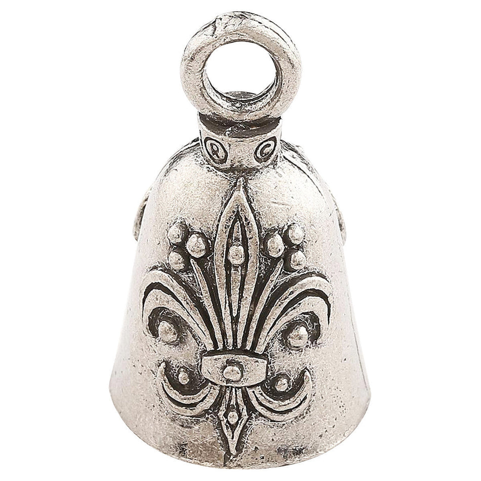 Biker Motorcycle Bells - Guardian Bell Fleur De Lis - Back View