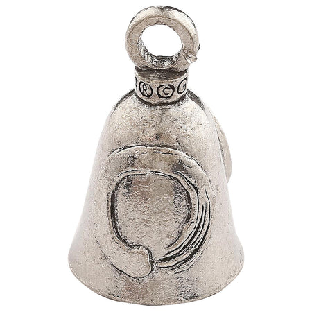 Biker Motorcycle Bells - Guardian Bell Yin Yang With Enamel - Back View