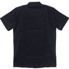 Vance Men's Button Front Garage Mechanics Shirt - Black - Back