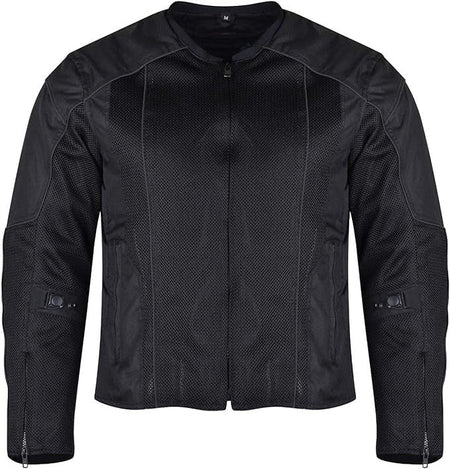 Advanced Vance VL1627 3-Season Mesh/Textile CE Armor Motorcycle Jacket - front