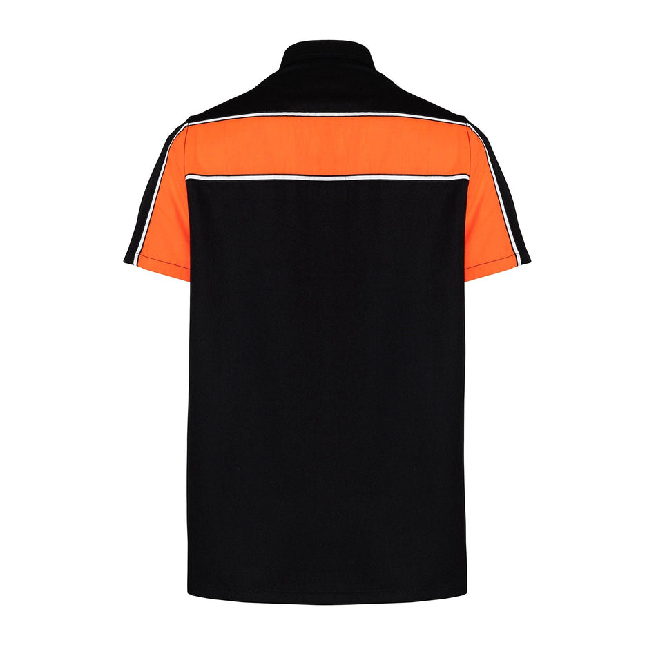 VB770 - Men's Work Shirts Black & Orange