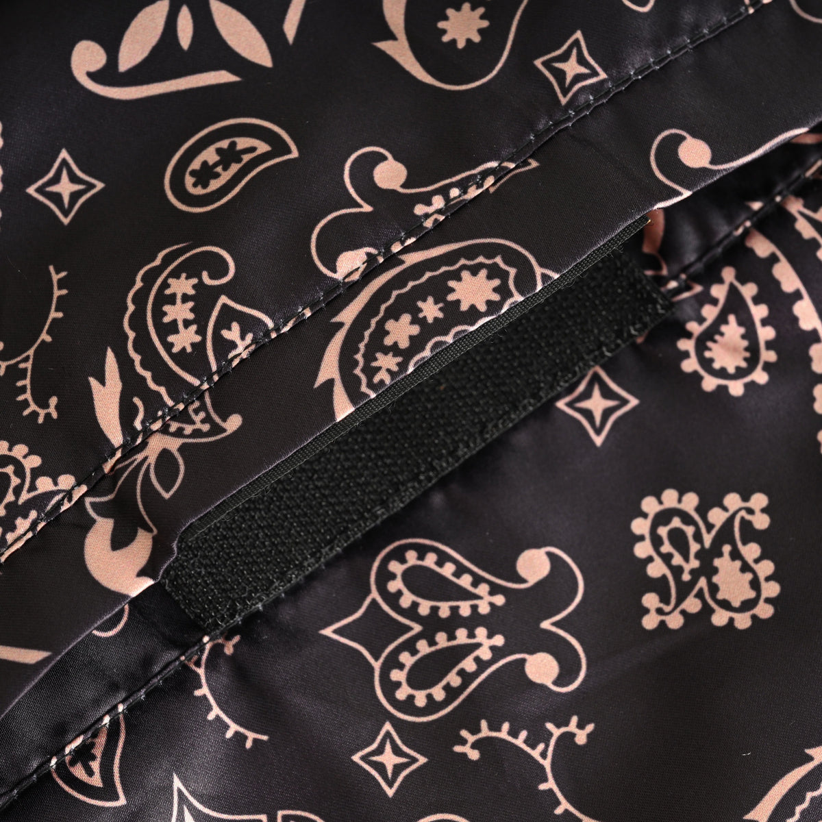Vance VL914BrP Men's Two-Tone Brown & Black Leather Motorcycle Riding Club Vest with Paisley Liner & CCW Pockets - detail pic 7