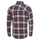 mens-merlot-long-sleeve-plaid-button-down-casual-flannel-shirt-corduroy-collar-cuffs-back-view