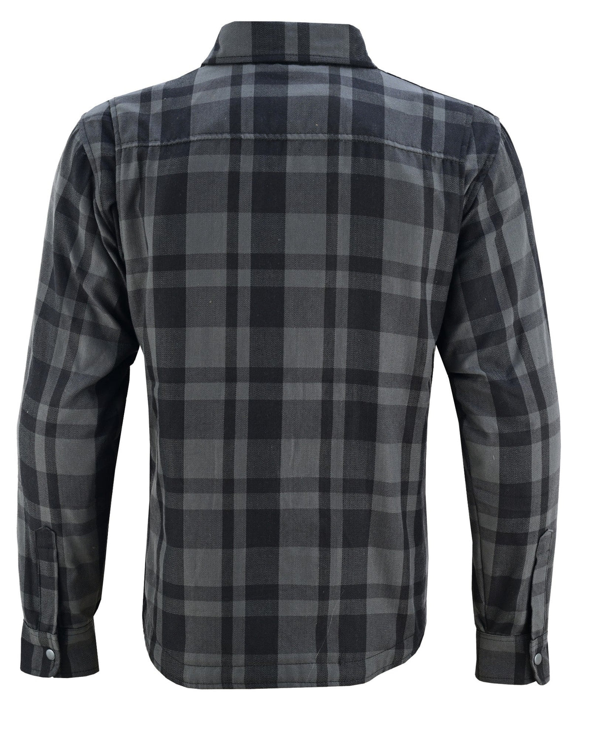 mens-armored-motorcycle-flannel-shirt-multiple-pockets-ce-level-2-armor-reinforced-by-kevlar-by-dupont-water-resistant-grey-back