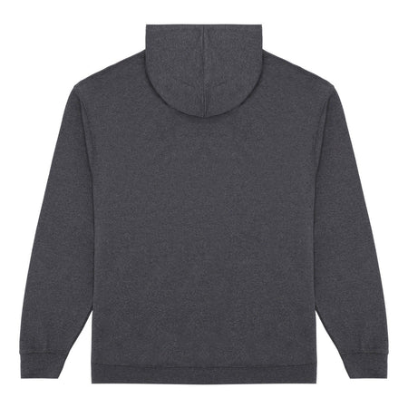 Vance-Unisex-60-40-Zip-Up-Hoodie-Charcoal-back-view