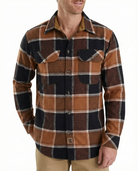 Men's Ironwood Long Sleeve Plaid Button Down Casual Flannel Shirt