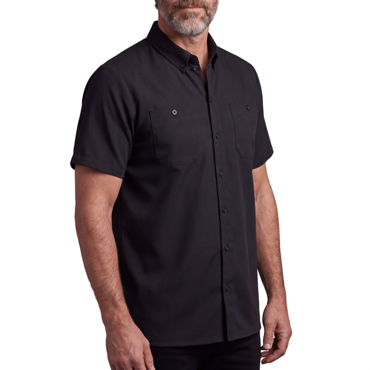 Men's Mechanic Work Shirt Black - side
