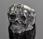 VJ1022 Stainless Steel Men's Cyborg Skull Ring