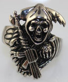 Stainless Steel Men's Grim Reaper Ring