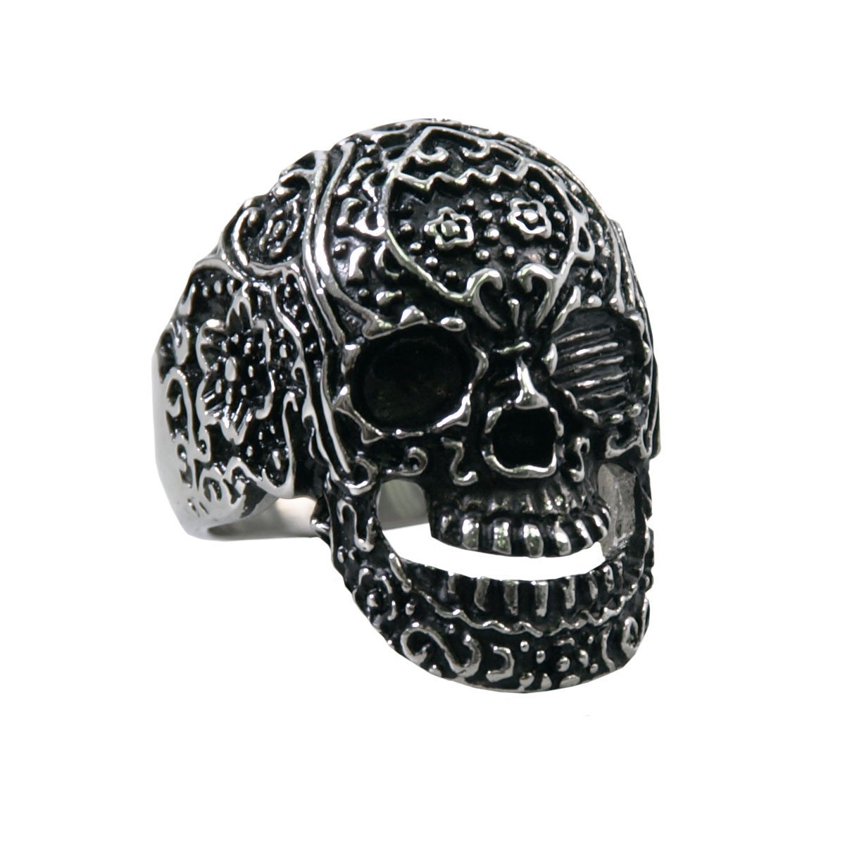VJ1040 Stainless Steel Men's Tattoos Gone Wild Ring
