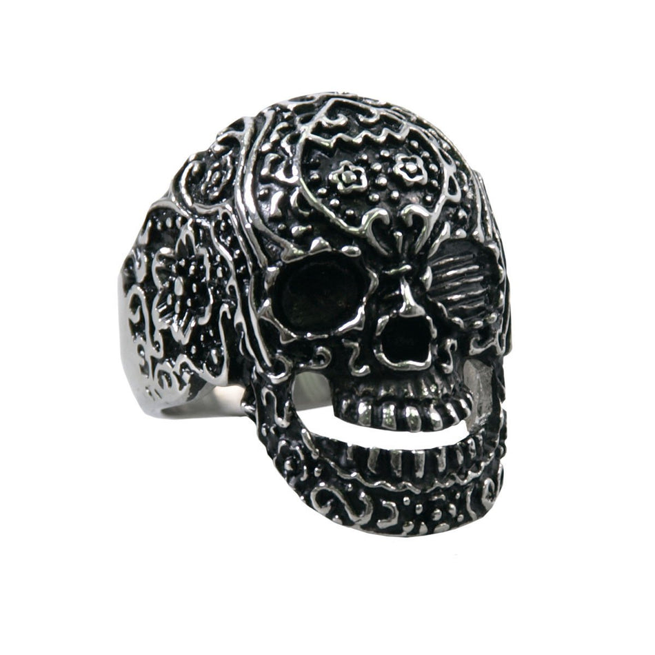 VJ1040 Stainless Steel Men's Tattoos Gone Wild Ring