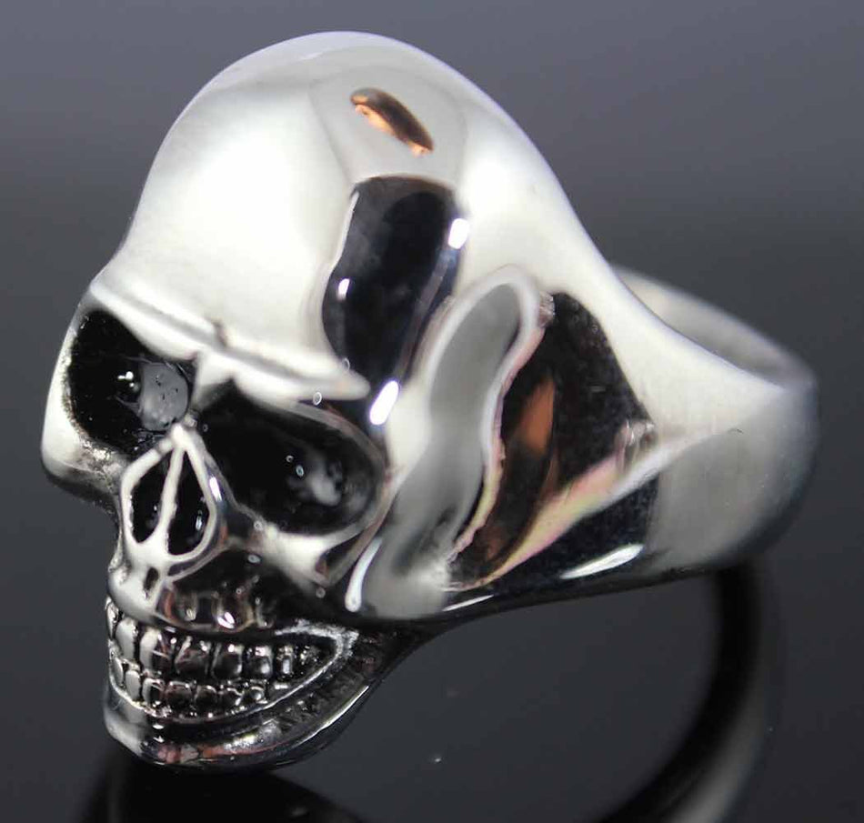 VJ1051 STAINLESS STEEL MEN'S LARGE SKULL RING