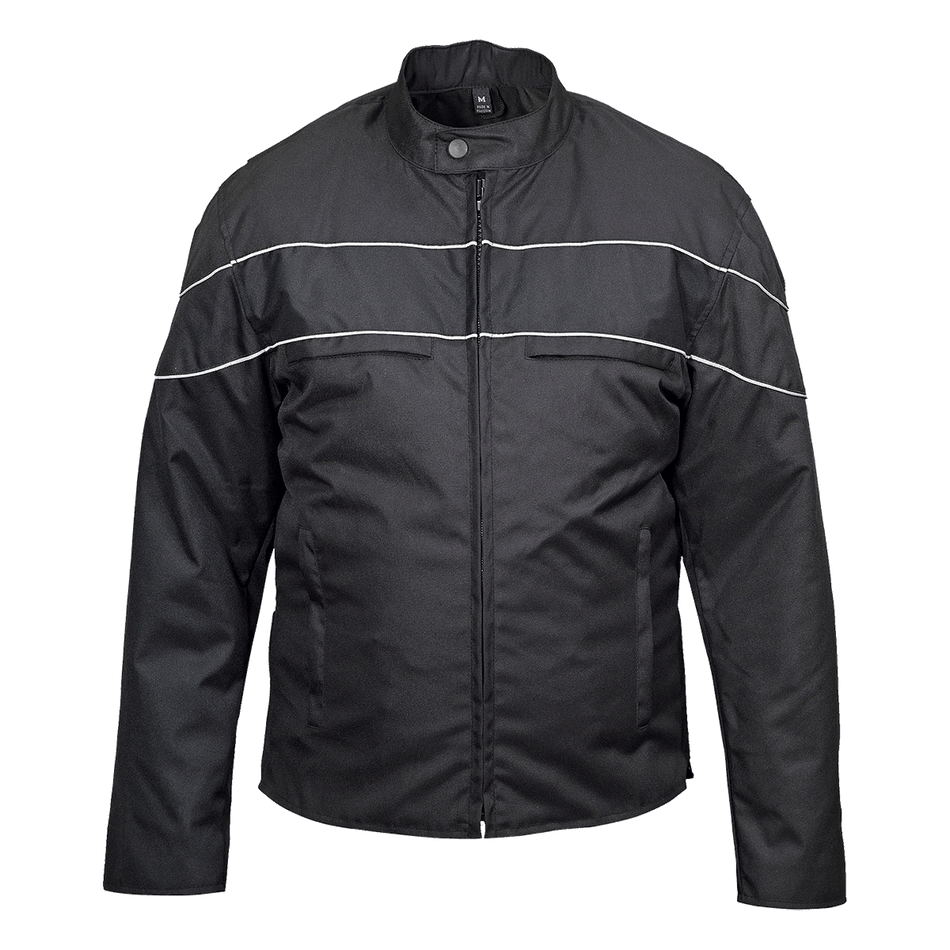 VL1558B Men's Cordura Jacket with Accent Stripe and Reflective Bands