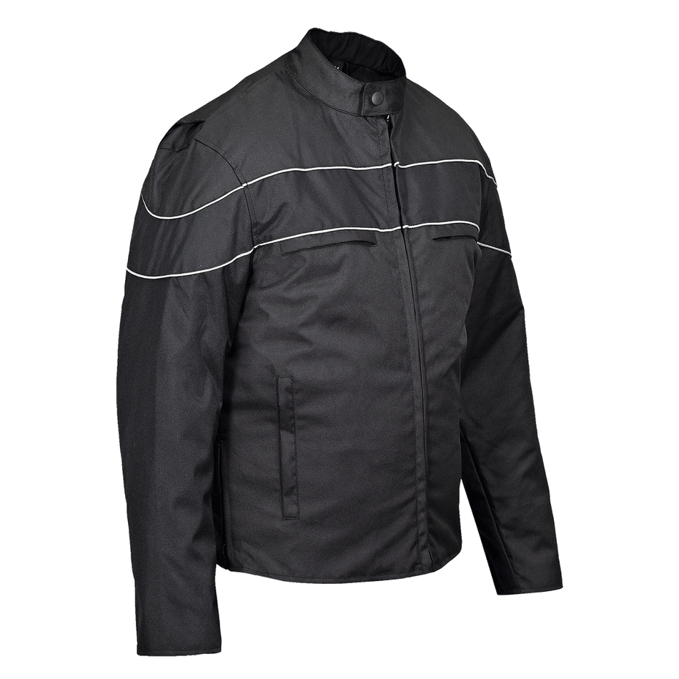 VL1558B Men's Cordura Jacket with Accent Stripe and Reflective Bands