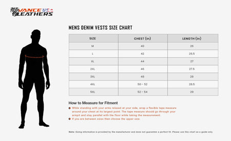 Vance-VB911L-Denim-Black-SOA-Club-Vest-Leather-trims-inner-size-chart
