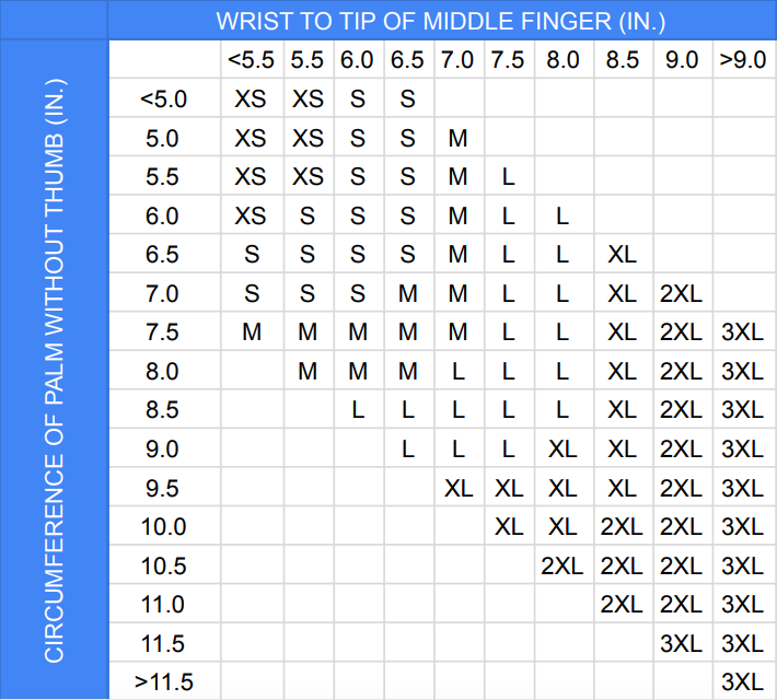 Vance-Snow-Tan-Gloves-palm-size-chart