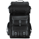 Vance VS1349B Black Large Deluxe Motorcycle Luggage Travel Touring Sissy Bar Bag