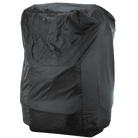 Vance VS1349B Black Large Deluxe Motorcycle Luggage Travel Touring Sissy Bar Bag - Rain Cover